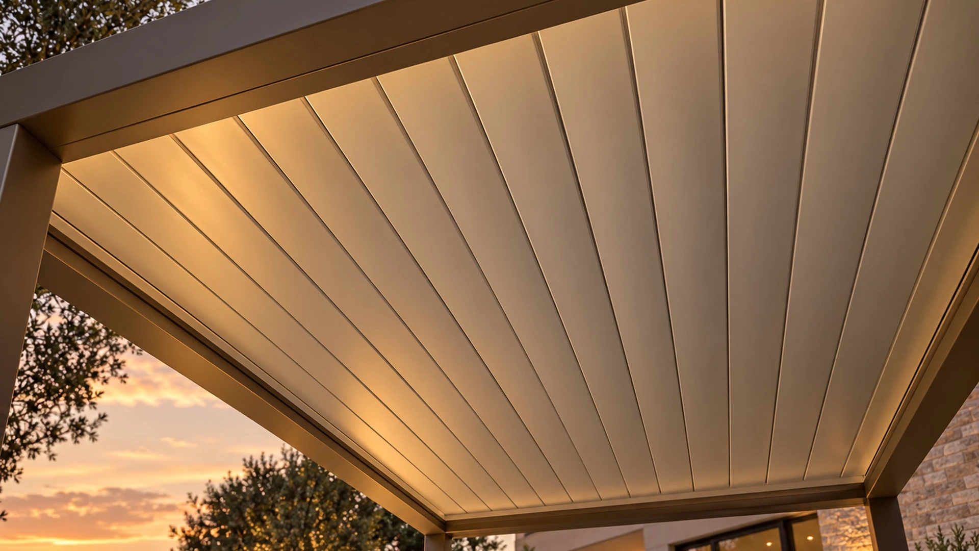 Closed Louvered Pergolas Orange County