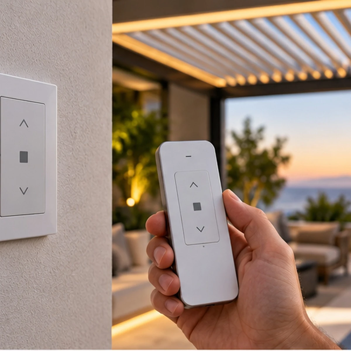 Pergola Remote Wall Control