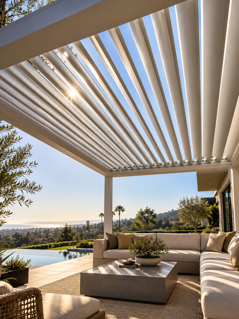 Louvered Pergola in Orange County
