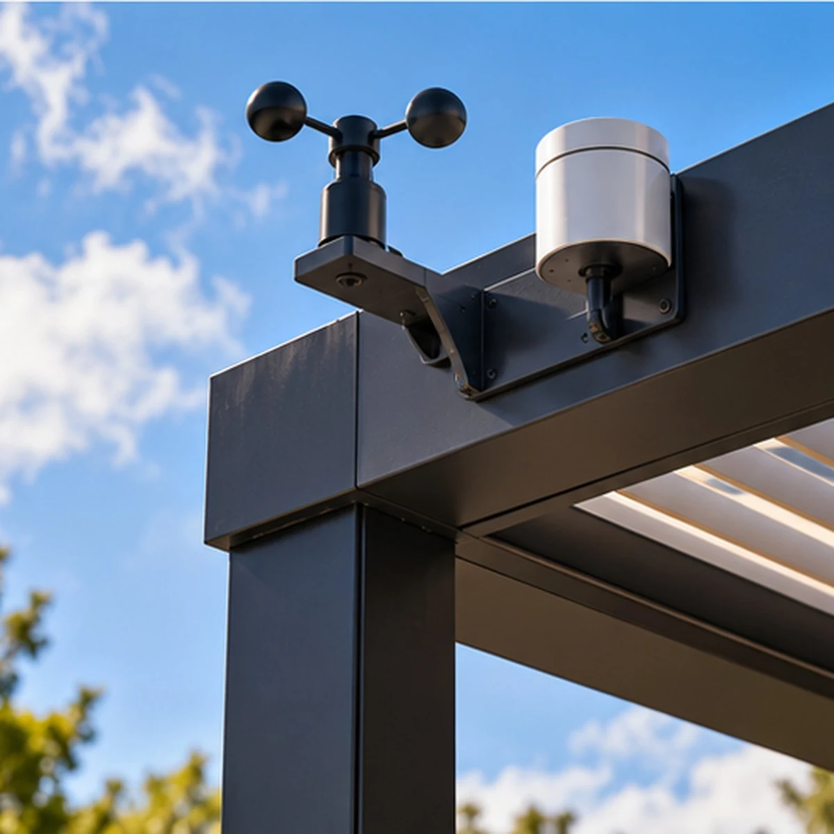 Pergolas Rain Wind Sensors
